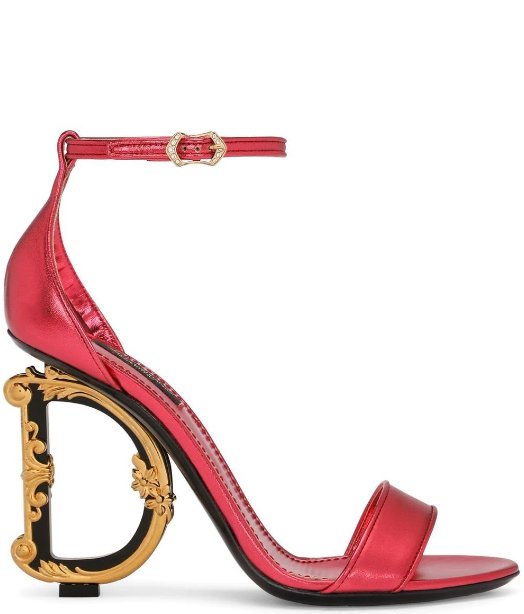 D & G's Leather Cage Heels