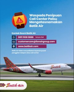 Cara pengajuan Reschedule batik air