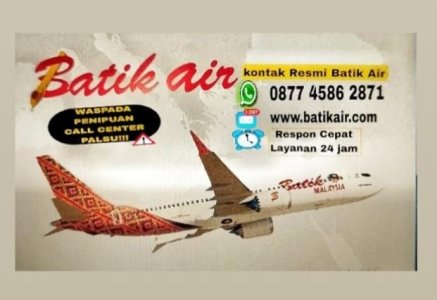 Cara mengubah nama Tiket Batik Air