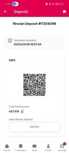 cara atasi transaksi TRANSFER/QRIS Gagal namun saldo di Wondr BNI Sudah terpotong